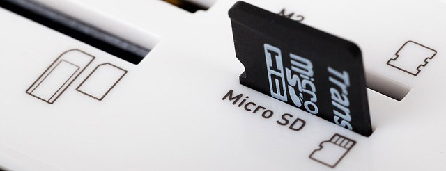 micro SD card insert