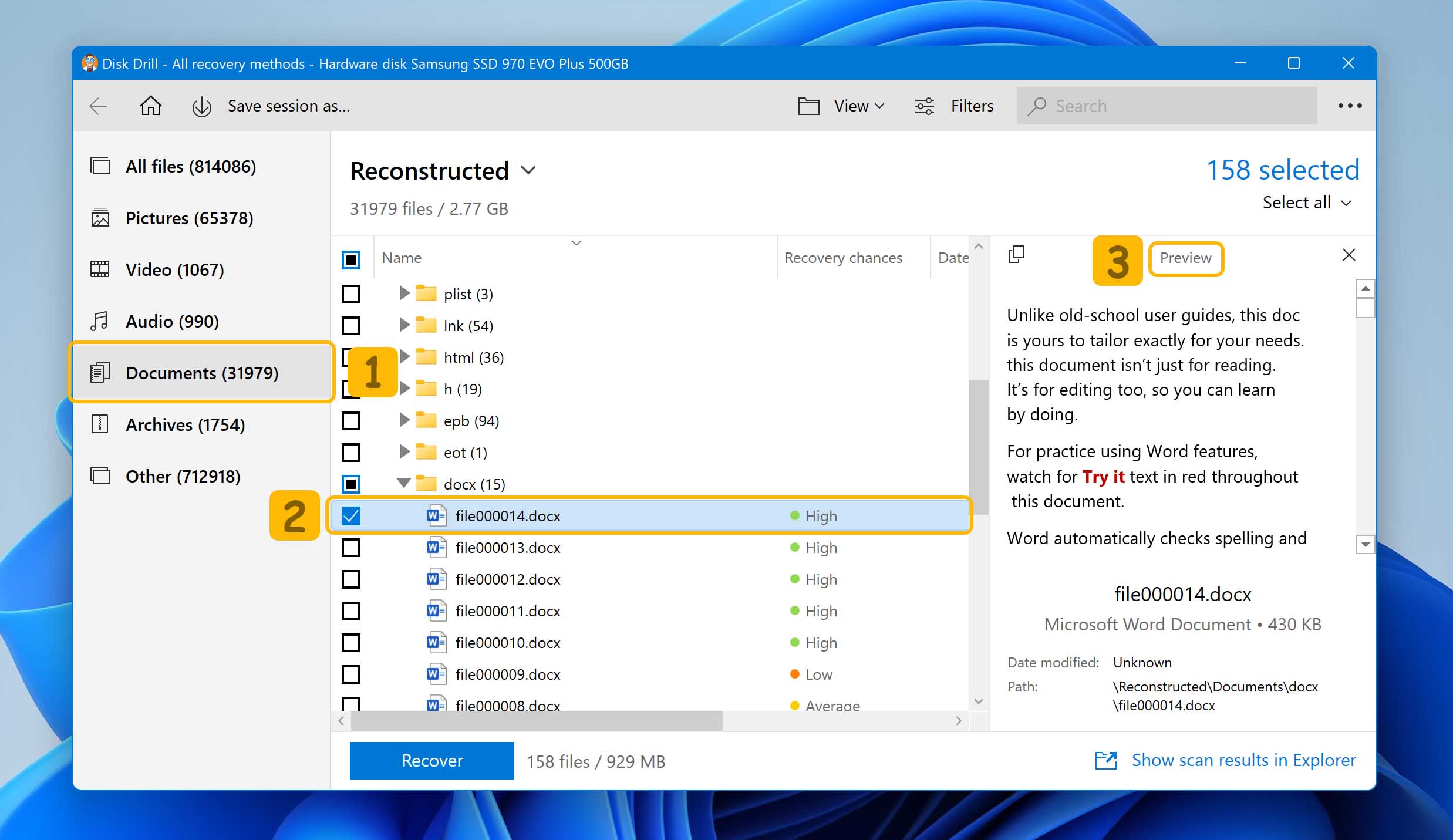 disk drill overview document recovery