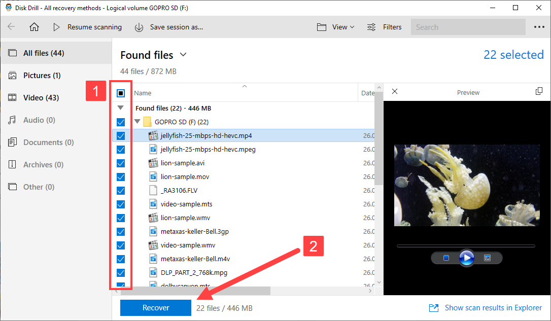 Recover Your GoPro Files and Videos