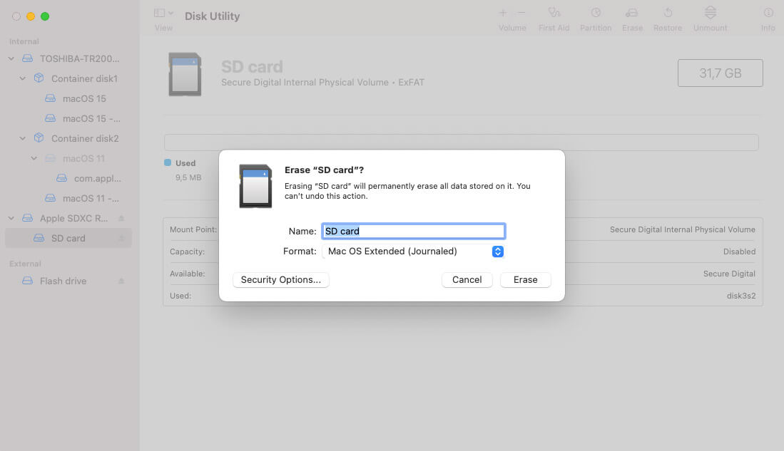 corrupt sd card recovery mac