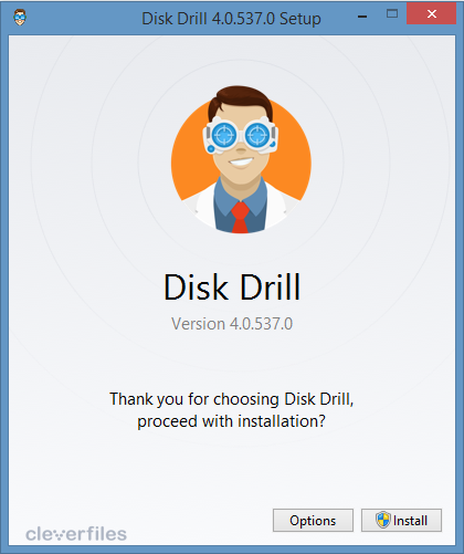install disk drill windows 8