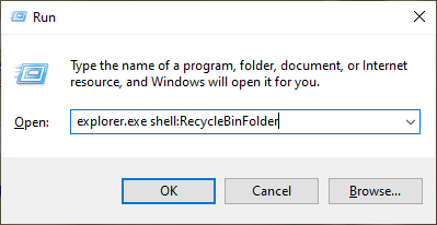 run dialog in windows