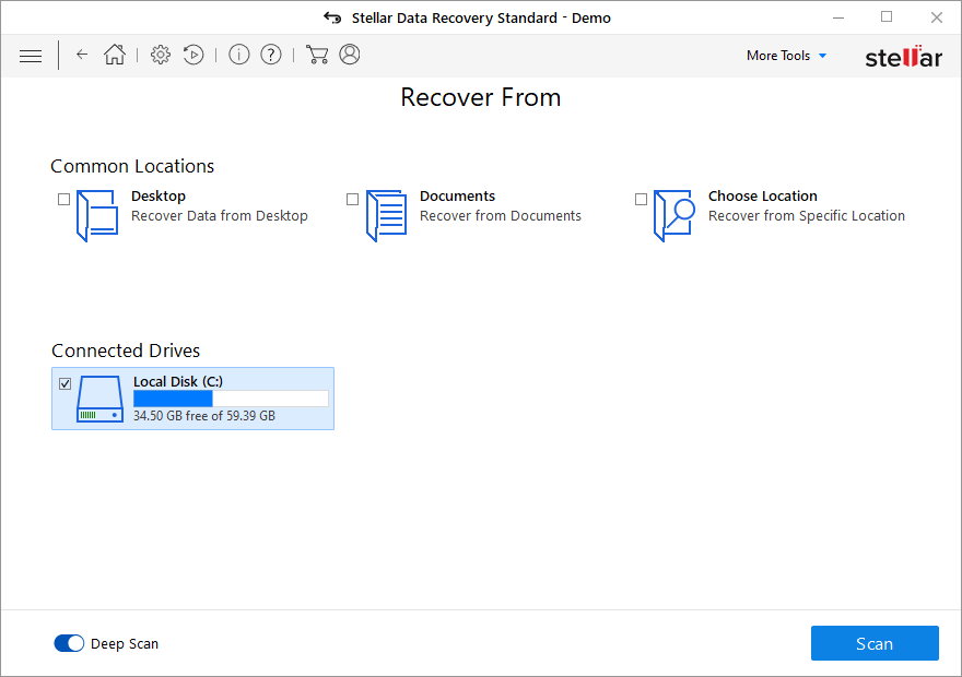 stellar data recovery storage device