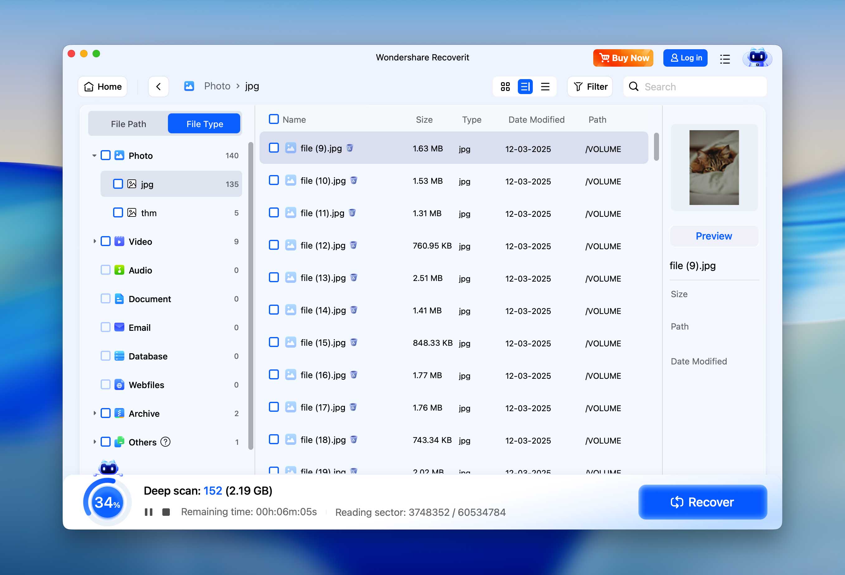 Wondershare Recoverit for Mac