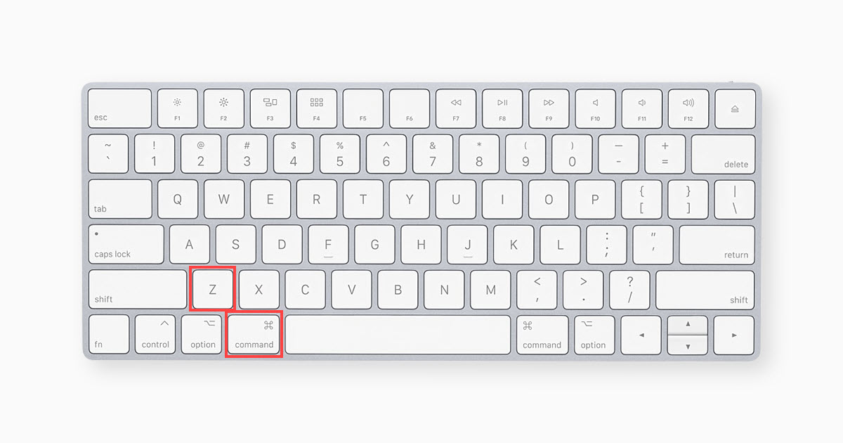 command z mac keyboard