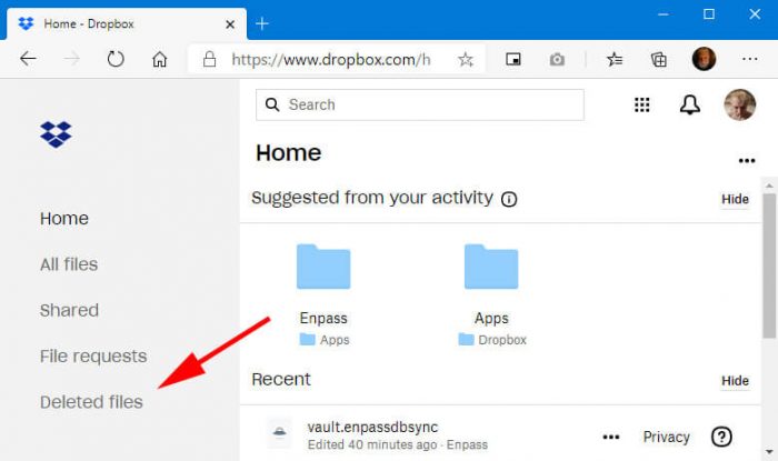 recover deleted dropbox recover deleted dropbox