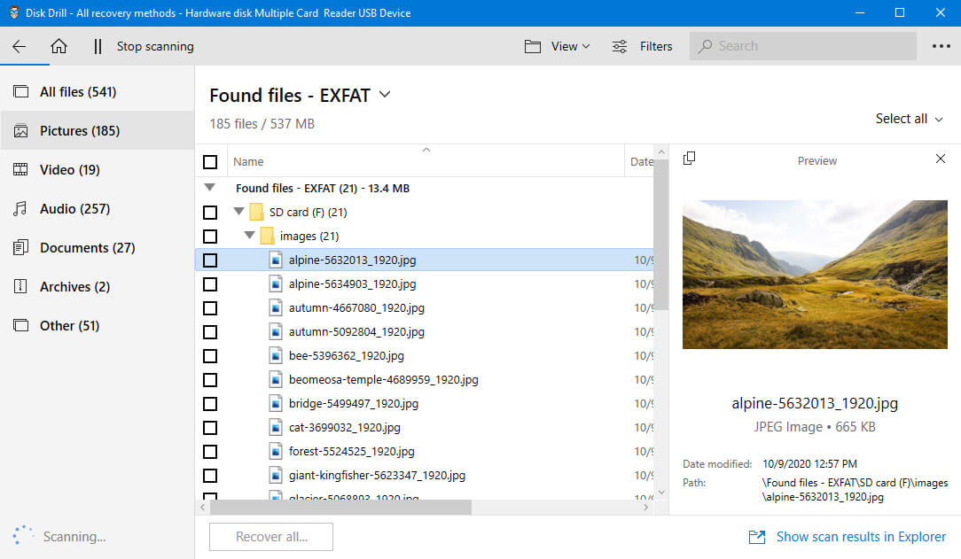 disk drill sd card repair software