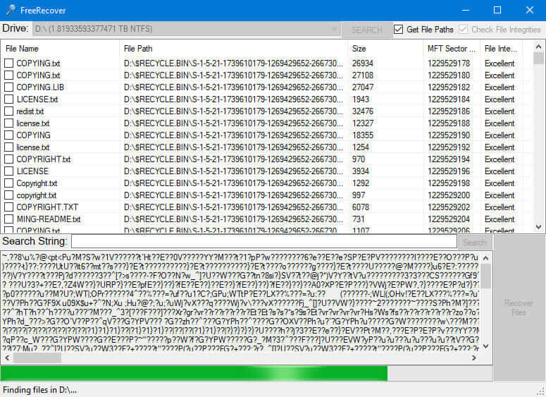 FreeRecover