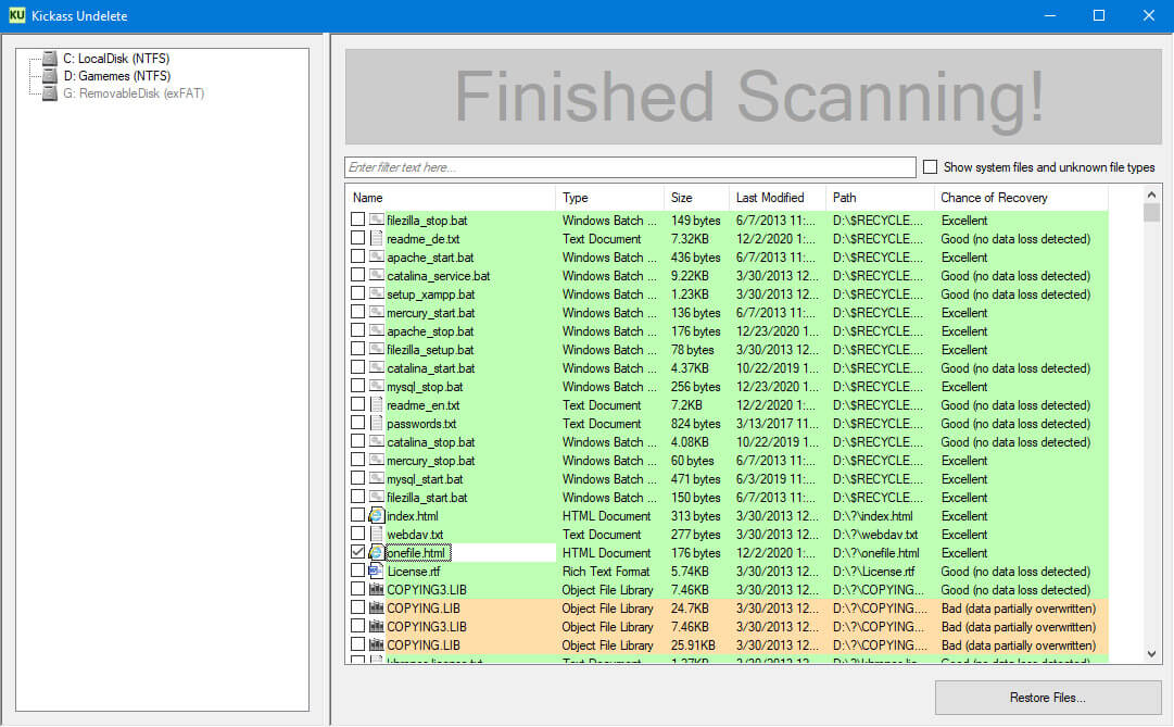 Kickass Undelete