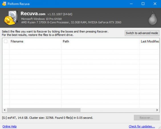 recuva recovery recuva recovery