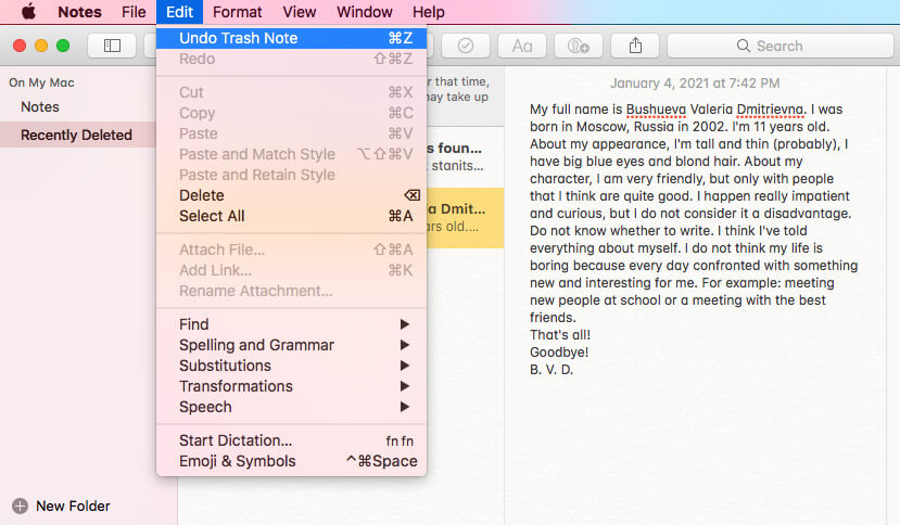 how to see recently deleted notes on mac how to see recently deleted notes on mac