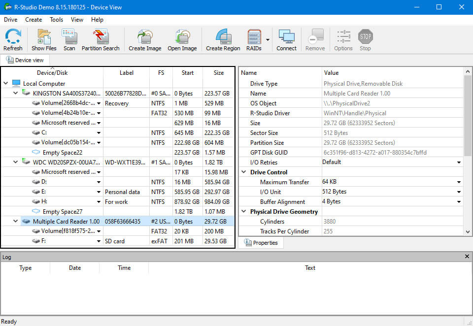 r-studio sd repair tool 