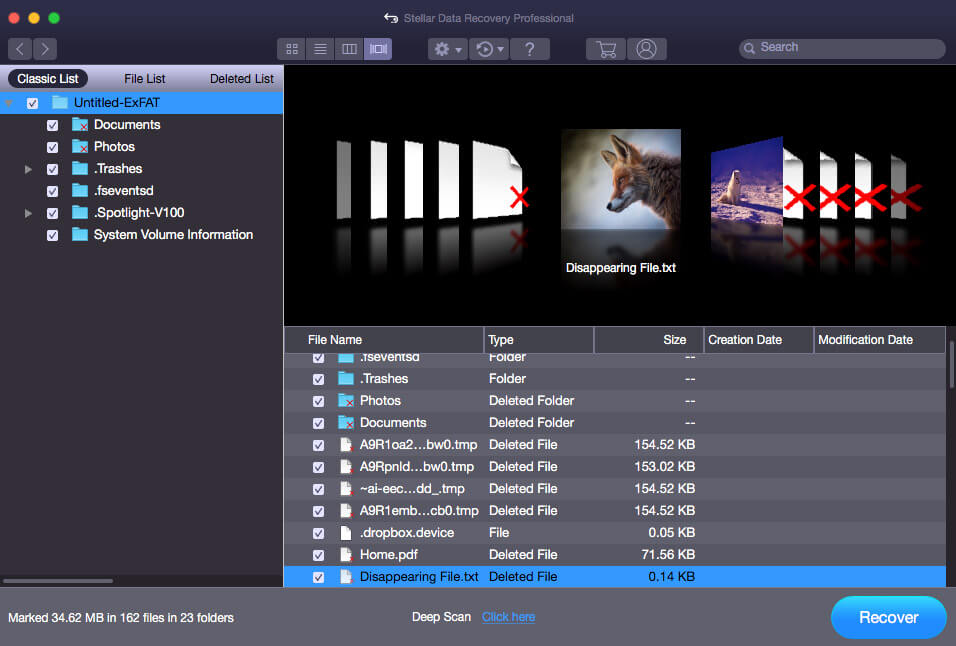 Stellar Data Recovery