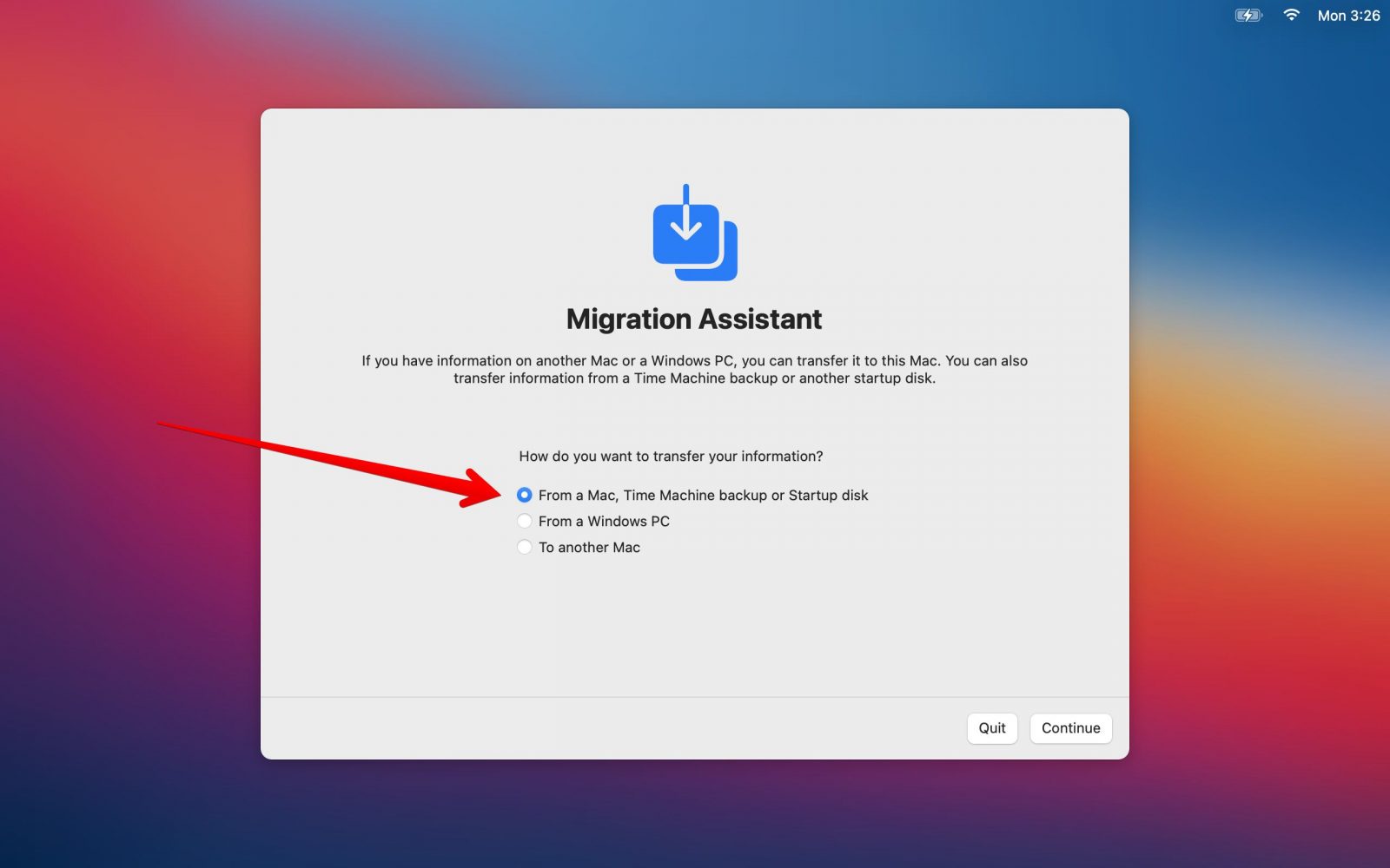 install time machine backup install time machine backup