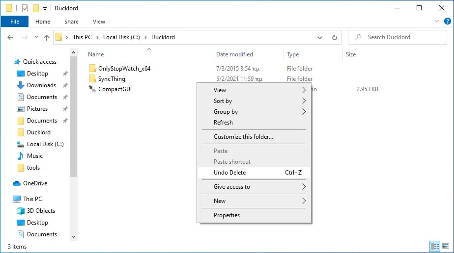 Microsoft officially turned the undo shortcut into a file-recovery solution in the latest versions of Windows.