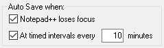 pick auto-save time option in notepad++