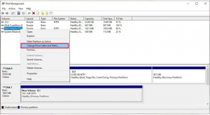 instructions on how to assign a drive letter