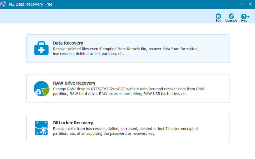 recovery methods m3 data recovery