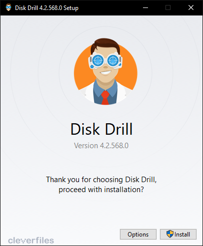 Windows 10 - Disk Drill Setup