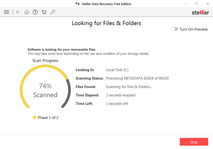 stellar data recovery