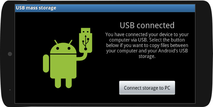 Older Android Devices (USB Mass Storage Protocol)