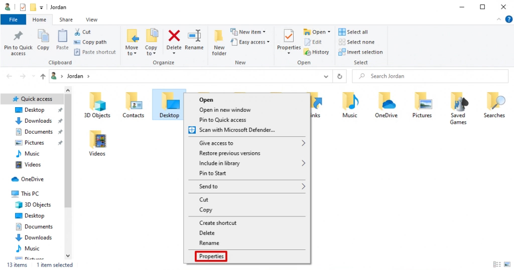 Restore Default Locations - Step 2