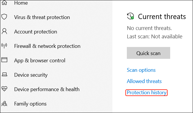 Undo Windows Defender Delete