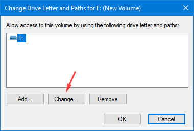 Assign a New Drive Letter - Step 4