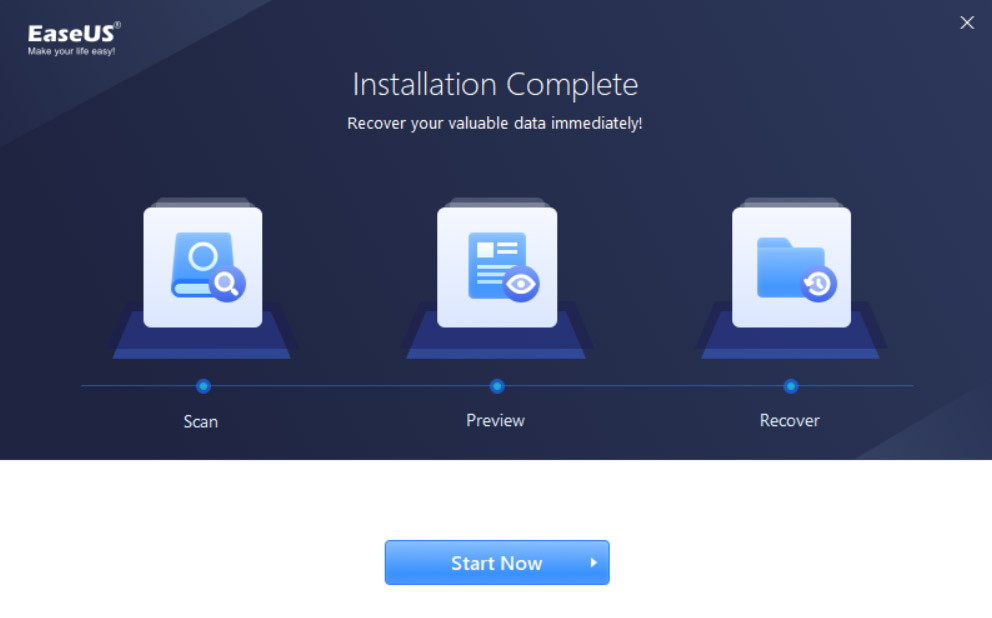 install easeus data recovery