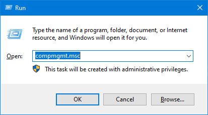 Assign a New Drive Letter - Step 1