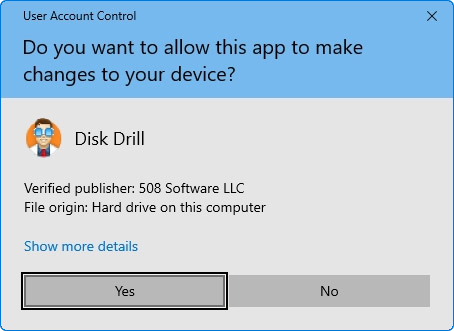 launch disk drill software