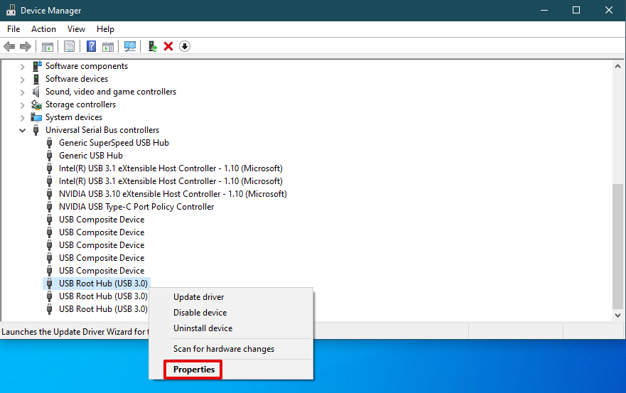 USB Root Hub - Step 2