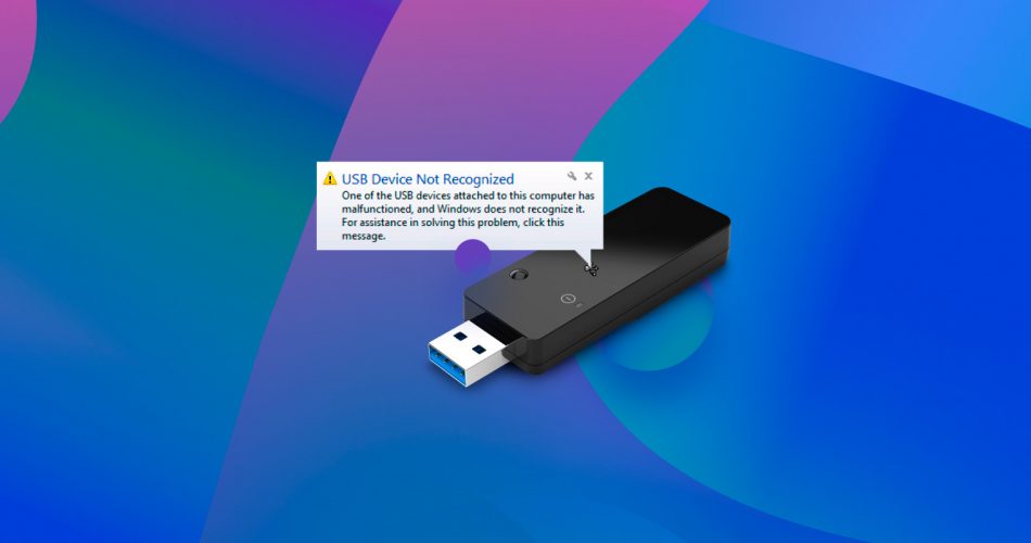 Anslået spild væk Diagnose How to Fix "USB Device not recognized" Error on Windows 10/11 (2023)