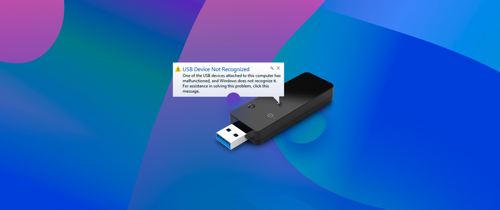 multi port usb hub not recognized