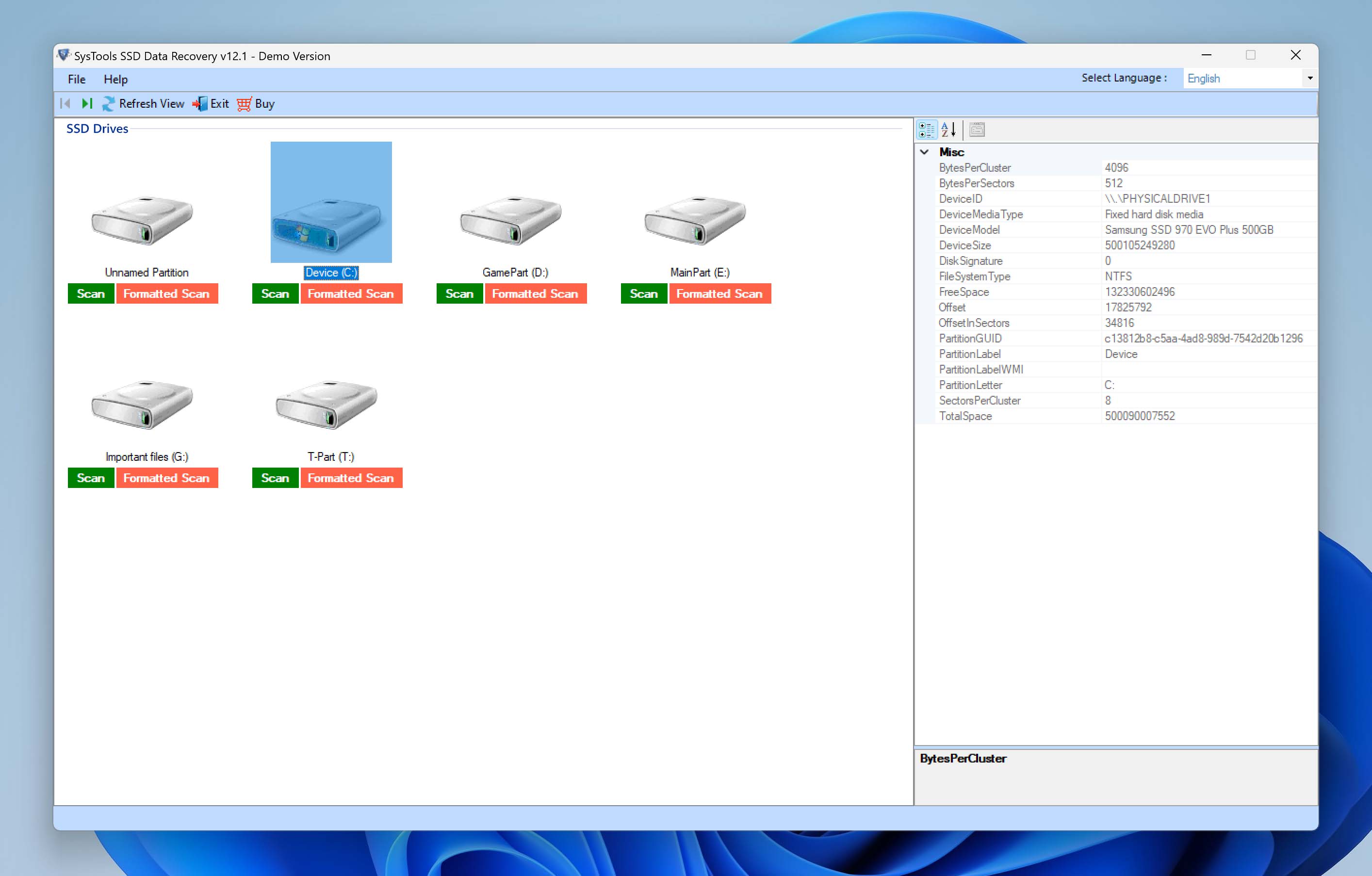 SysTools SSD Data Recovery