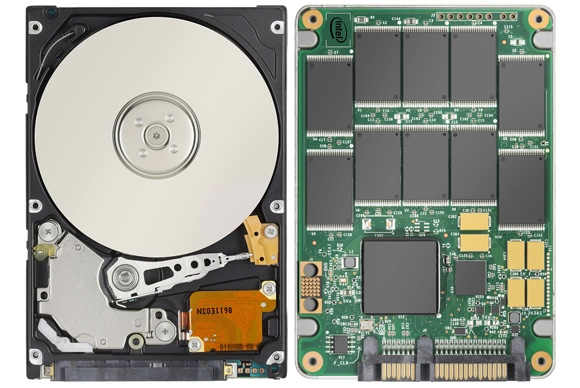 SSD internal view