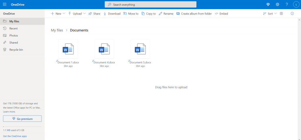 Onedrive Documents