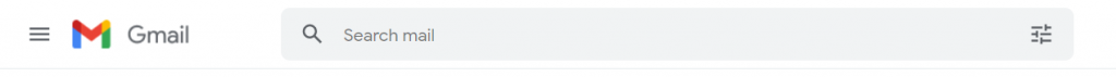 Gmail search bar