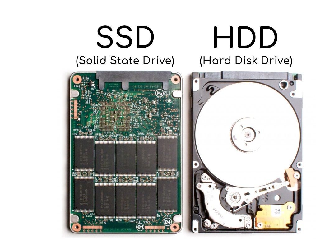 HDD and SSD