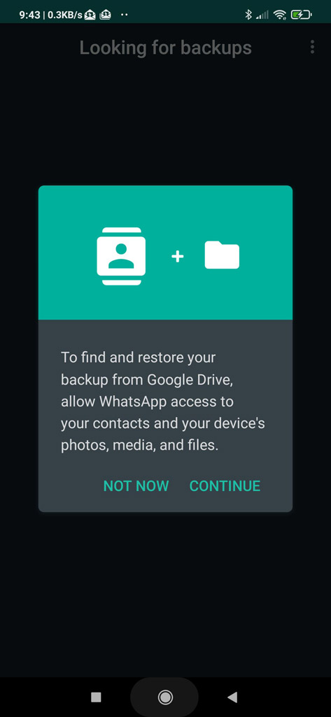 WhatsApp Data Access Request