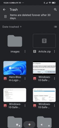 how to recover deleted files from trash in google drive