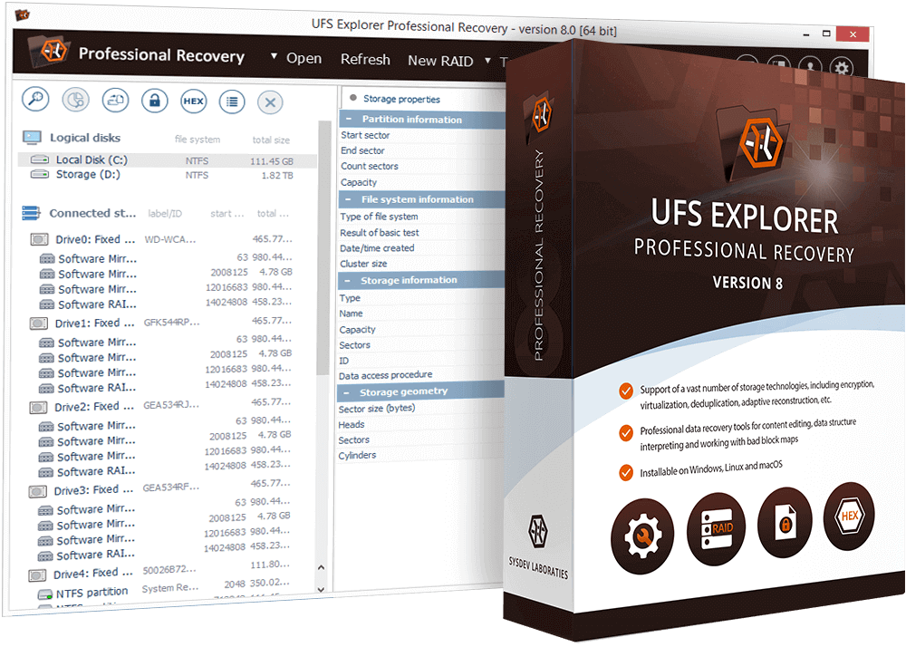 UFS Explorer Professional box art