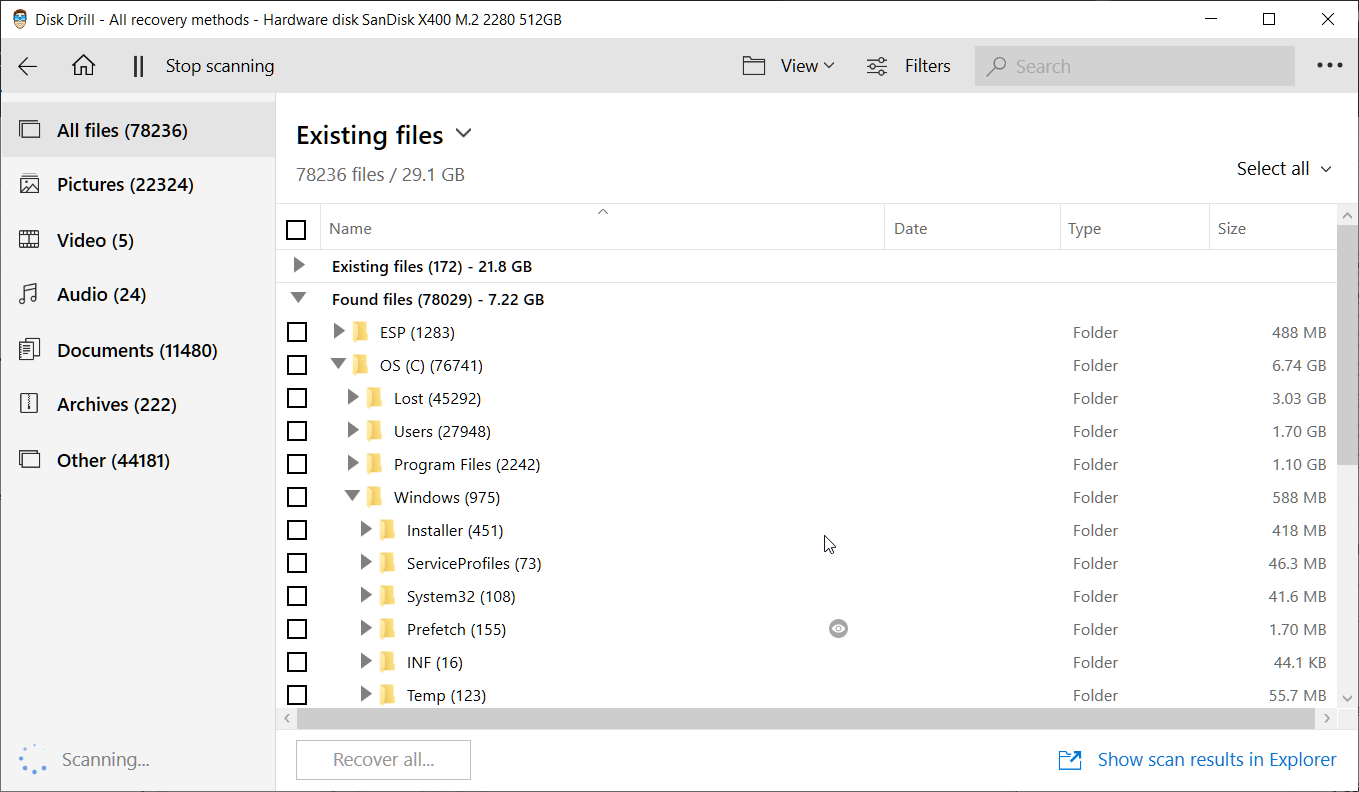 Disk Drill Files