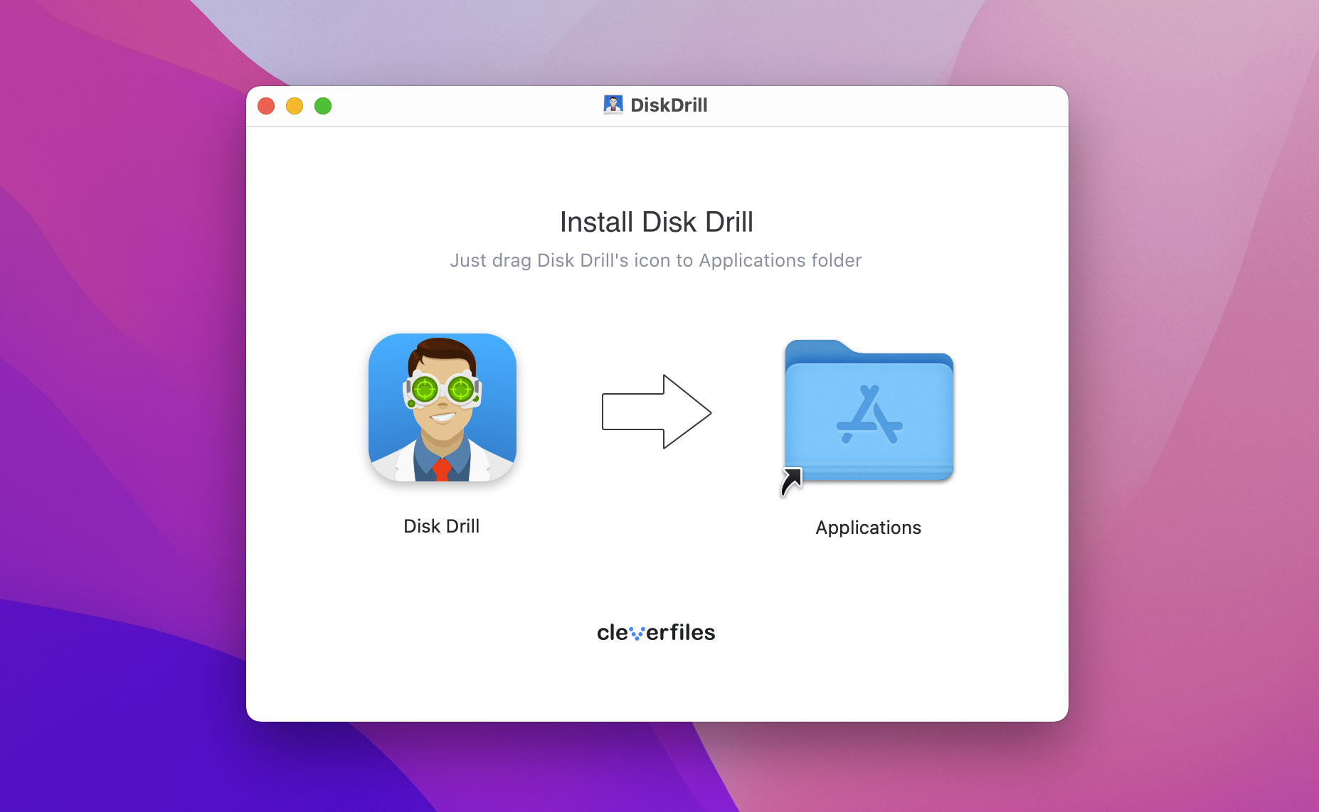Installing Disk Drill for Mac