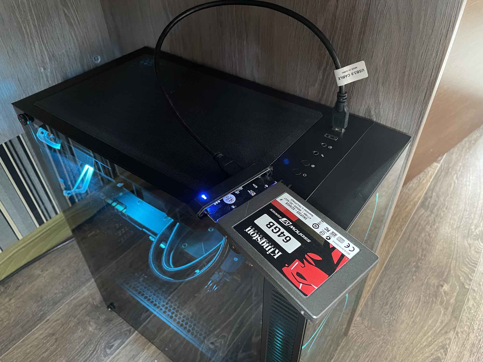 Use the Laptop’s Hard Drive as An External HDD