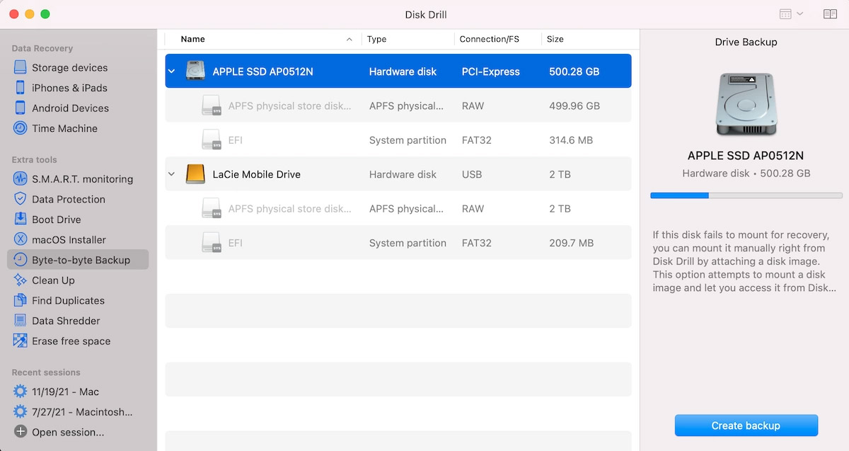 how to backup your Mac with Disk Drill