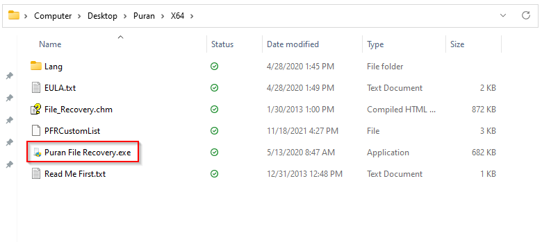 portable version of puran file recovery