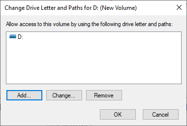 Change Drive Letter and Paths Second Step