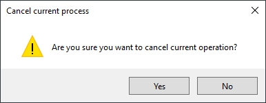 Disk Drills allows interrupting the scanning process to recover files that have been located.