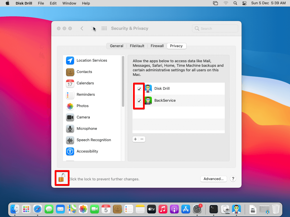select disk drill preferences
